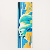 Polar Majestät: Arktische Landschaft Yogamatte (Rückseite)