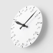 Polar Math Clock Runde Wanduhr (Winkel)