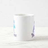 Polar Moon Bär.Personalisiert Ihr Name Kaffeetasse (Mittel)