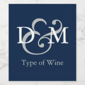 Polar Night Blue Weinetikett (Einzelnes Label)