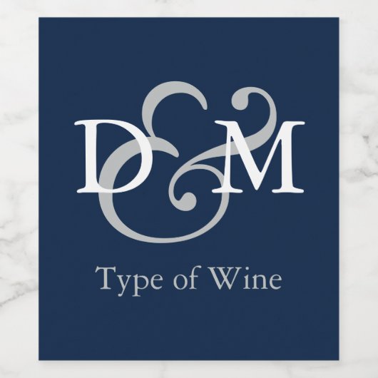 Polar Night Blue Weinetikett (Einzelnes Label)