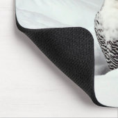 Polar Owl Themed Mouse Pad Mousepad (Ecke)