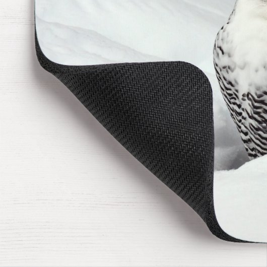 Polar Owl Themed Mouse Pad Mousepad (Ecke)