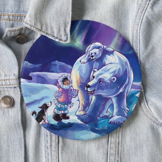 Polar Pals Button (Beispiel)