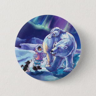 Polar Pals Button