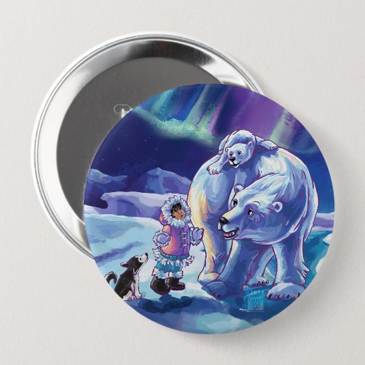 Polar Pals Button (Vorne & Hinten)
