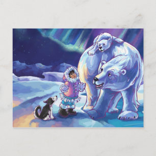 Polar Pals Postkarte