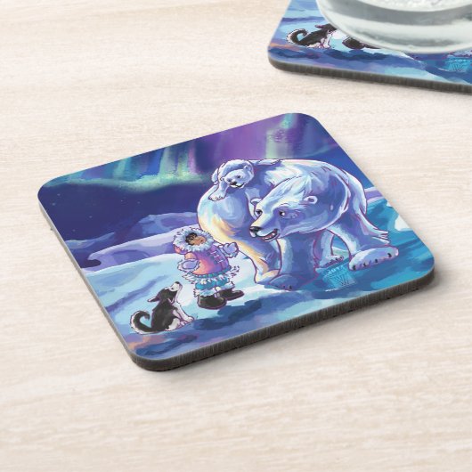 Polar Pals Untersetzer (Linke Seite)