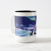 Polar Pals Zweifarbige Tasse (Vorderseite Links)