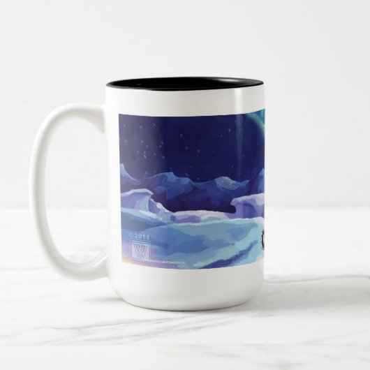 Polar Pals Zweifarbige Tasse (Links)