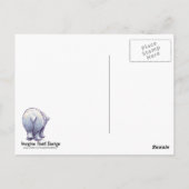 Polar Papa Bear Post Card Postkarte (Rückseite)