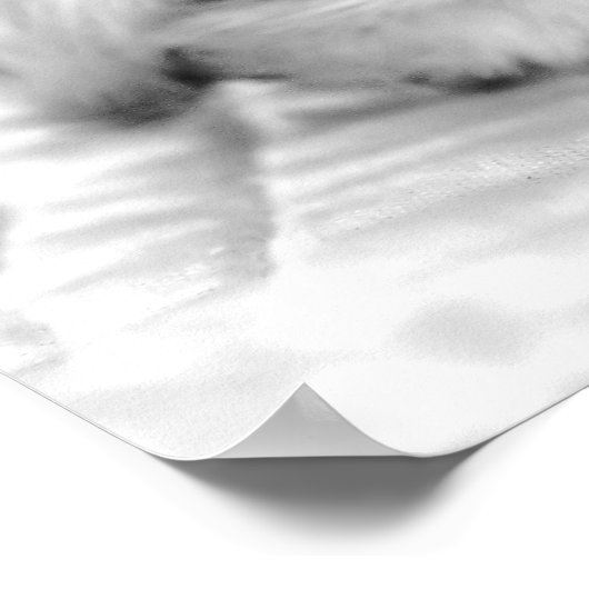 Polar Paws Golden Retriever Dog Poster (Ecke)