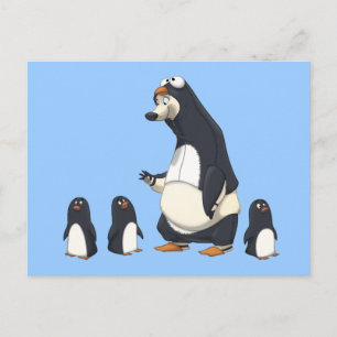 Polar Penguin Postcards Postkarte