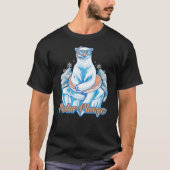 Polar Plunge Ice Jump Funny Polar Bear Winter Swim T-Shirt (Vorderseite)