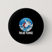 Polar Plunge Ice Jump Polar Bear Winter Swim Button (Vorderseite)
