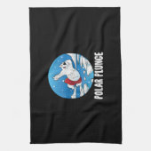 Polar Plunge Ice Jump Polar Bear Winter Swim Geschirrtuch (Vertikal)