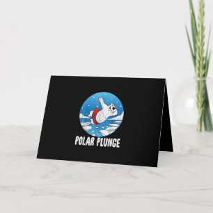 Polar Plunge Ice Jump Polar Bear Winter Swim Karte