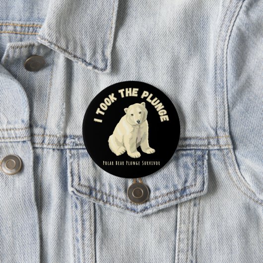 Polar Plunge Polar Bear I nahm den Tauchgang Button (Beispiel)
