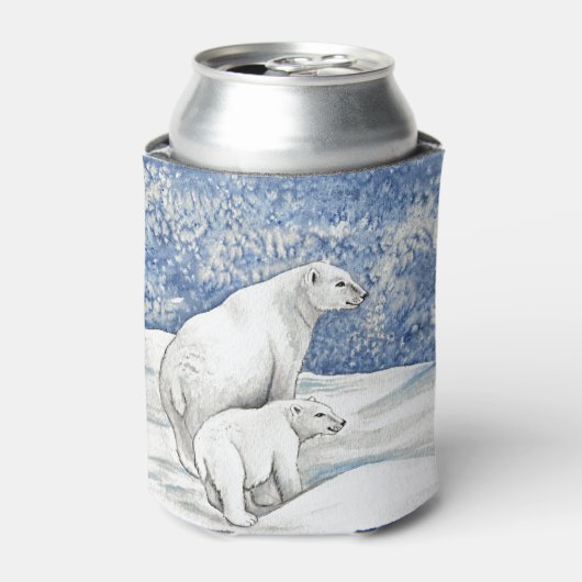 Polar Snow Bears Dosenkühler (Kanne Vorderseite)