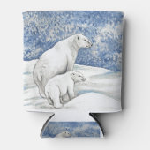 Polar Snow Bears Dosenkühler (Vorderseite)
