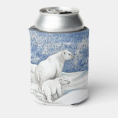 Polar Snow Bears Dosenkühler (Kanne Rückseite)