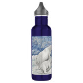 Polar Snow Bears Edelstahlflasche (Links)