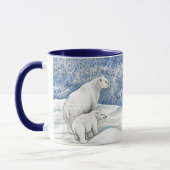 Polar Snow Bears Tasse (Links)