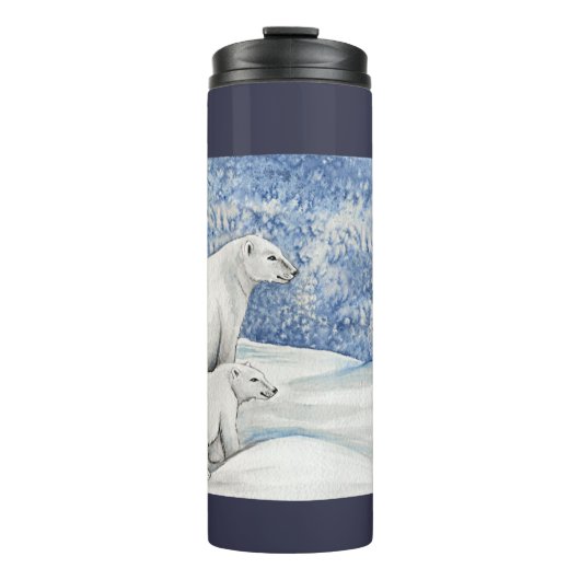 Polar Snow Bears Thermosbecher (Vorderseite)