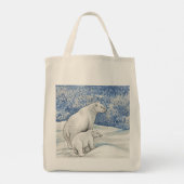 Polar Snow Bears Tragetasche (Rückseite)