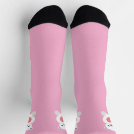 Polar Teddy Bear Valentine's Day Socks Socken