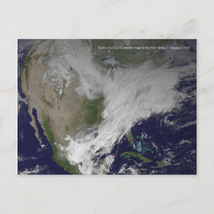 Polar Vortex 2014 Nordamerikanische Kaltwelle Postkarte