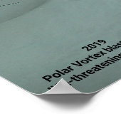 POLAR VORTEX HITS AMERICA 2019 POSTER (Ecke)