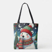 Polar-Weihnachtsfest Tasche (Rückseite)