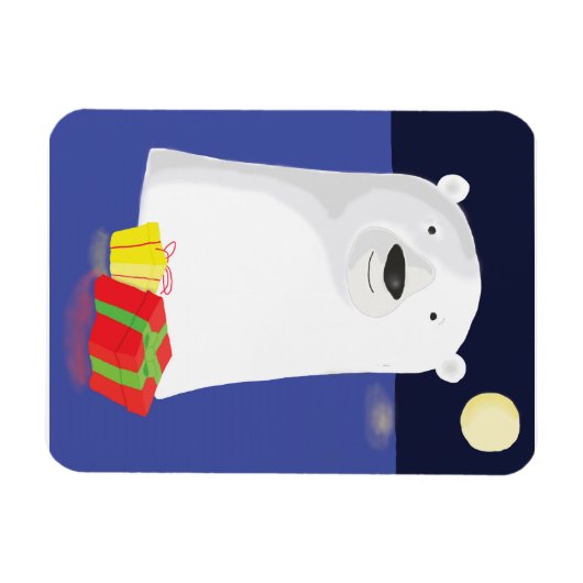 Polar Weihnachtsmagnet Magnet (Horizontal)