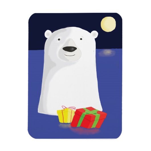 Polar Weihnachtsmagnet Magnet (Vertikal)