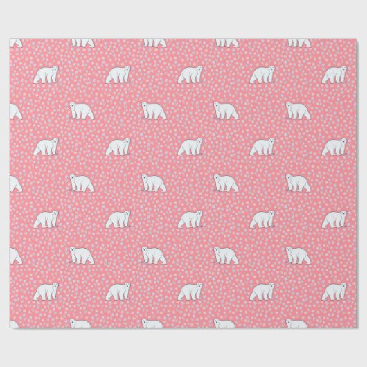 Polar Whimsical  Geschenkpapier (Flach)