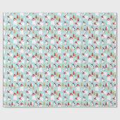 Polar White Bear Penguin Weihnachtsfeiertag Geschenkpapier (Flach)