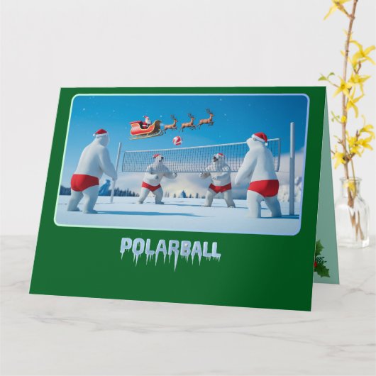 Polarball Karte (Gelbe Blume)