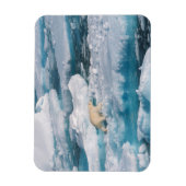 Polarbär, der auf dem Meer spaziert Magnet (Vertikal)