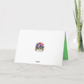 Polarbär Festliche Lichter Christlich Weihnachten (Rückseite)