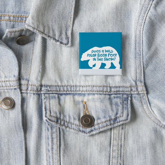 Polarbär Gekackt Button (Beispiel)