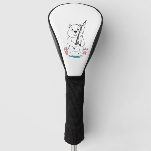 Polarbär Golf Headcover (Vorderseite)