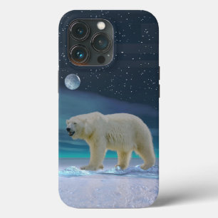 Polarbär im Mondlicht Case-Mate iPhone Hülle