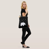 Polarbär im Schnee Tasche (Am Model)