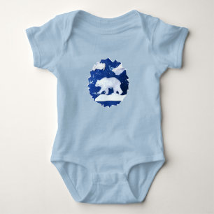Polarbär "Kunst von Kindern" Baby Strampler