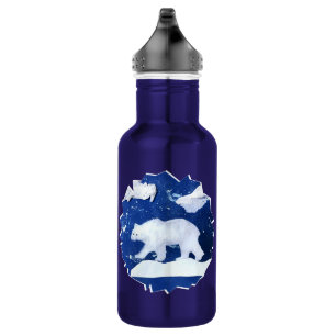 Polarbär "Kunst von Kindern" Edelstahlflasche