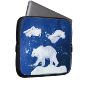 Polarbär "Kunst von Kindern" Laptopschutzhülle (Vorne Rechts)