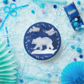 Polarbär "Kunst von Kindern" Pappteller (Party)