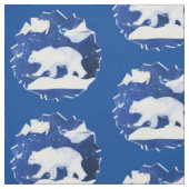 Polarbär "Kunst von Kindern" Stoff (Muster)