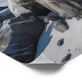 Polarbär oben Frostige Höhen Poster (Ecke)